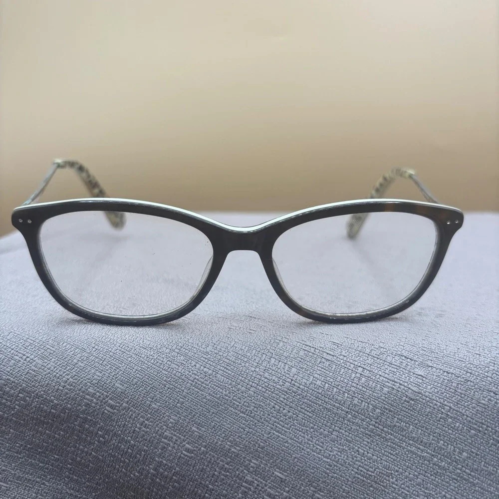 Bebe BB5101 Tortoise Leopard Print Cat Eye Eyeglass Frames 135mm Brown White